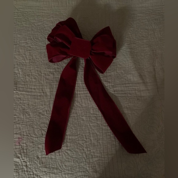 Other - Christmas red/ burgundy bow for home decorations
